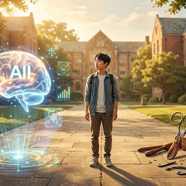 学计算机不如给狗剪毛？后AI时代高考志愿到底怎么填 封面图