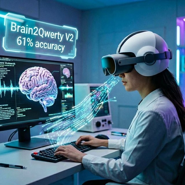 Meta脑机接口实测:Brain2Qwerty V2非侵入式读脑打字,61%准确率意味着什么 封面图